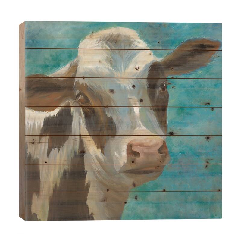Rise & Shine V Print On Wood by Liz Jardine - Multi-Color - 26x26x1.5