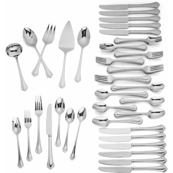 Lenox 892282 Alcott 89-Piece Flatware Set