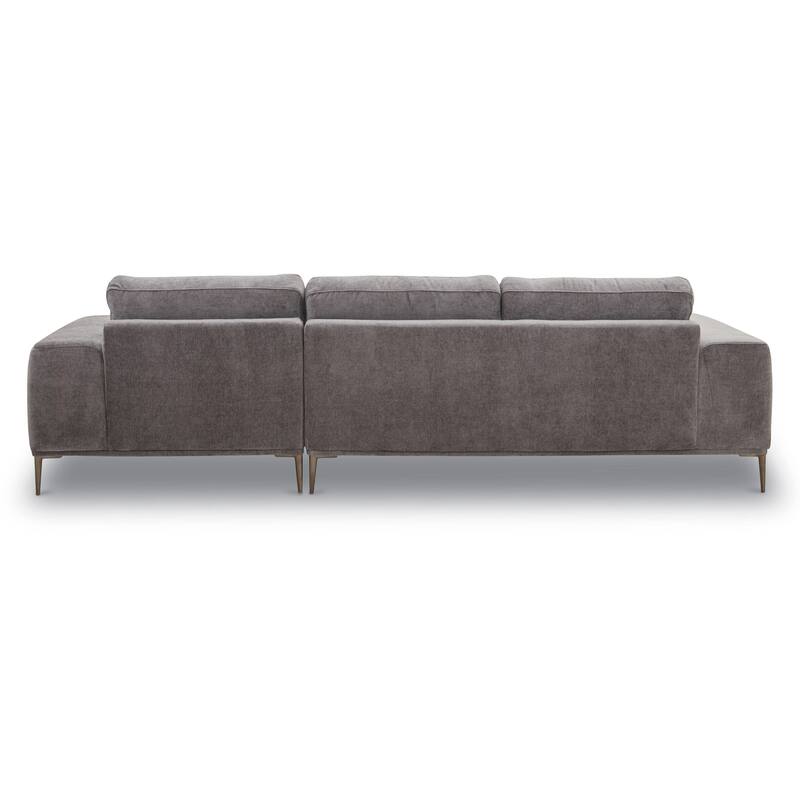 Poly & Bark Rue 113" Fabric Sectional Sofa