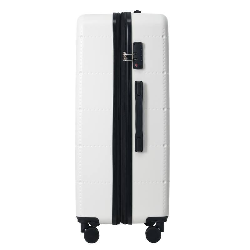 Hardside Luggage Set 5 Piece with Bags, 20IN Half-opening Carry on Luggage with USB Port, 24IN 28IN Luggage with Double Wheels