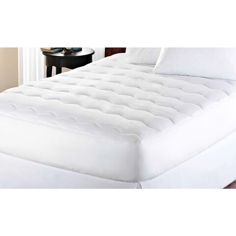 kathy ireland Microfiber Water Proof Mattress Pad - White