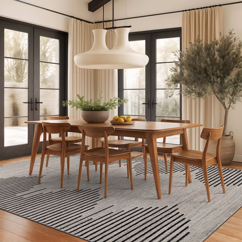 Bohemian Stripe Area Rug