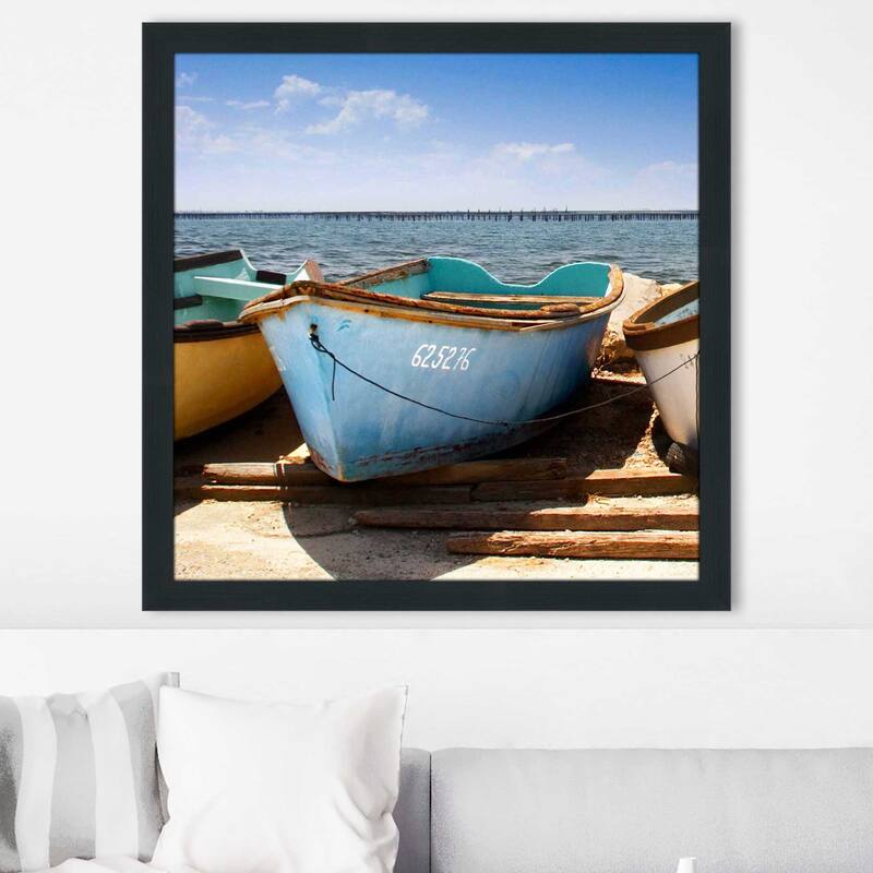 "Breakwater Boats" by Danita Delimont I Print on Acrylic