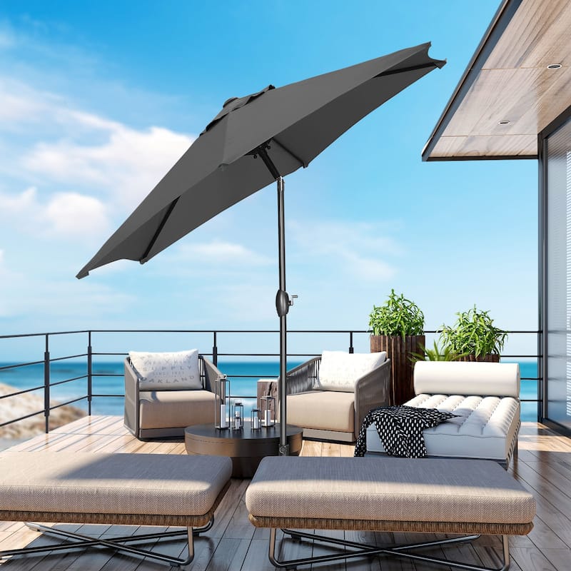 Ainfox 9ft Outdoor Patio Umbrella Without Base for Garden, Patio, Swimming Pool