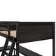 preview thumbnail 15 of 16, Twin Size Wooden Loft Bed with Ladder, Shelves and Desk, Espresso