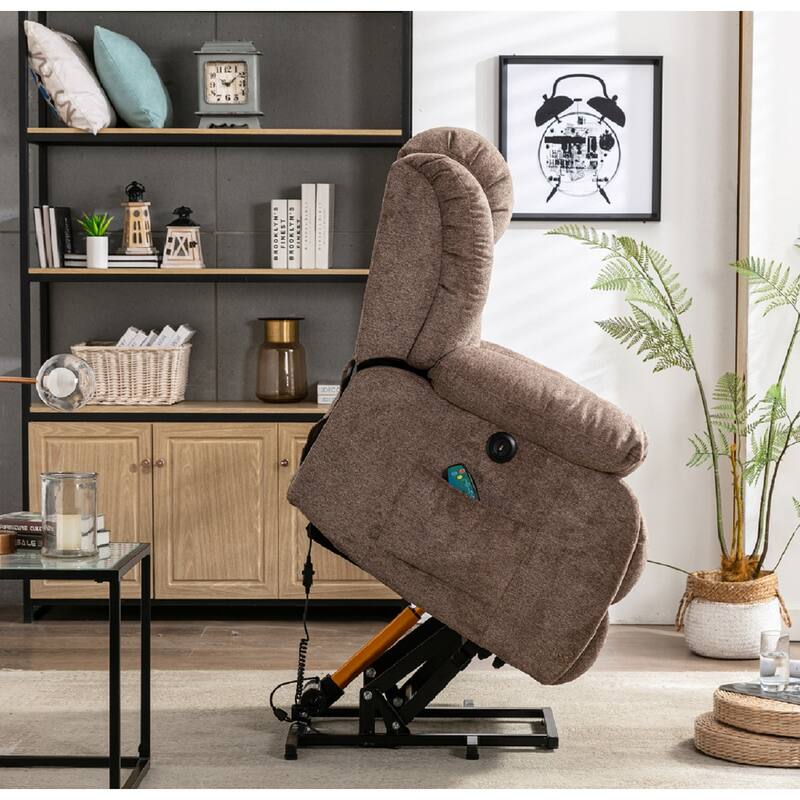 Heavy Duty Large Power Lift Recliner with Massage and Heating for Elderly