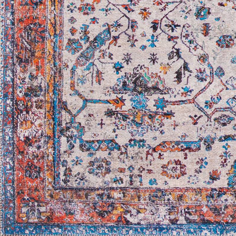 Artistic Weavers Fatimah Traditional Floral Machine Washable Area Rug