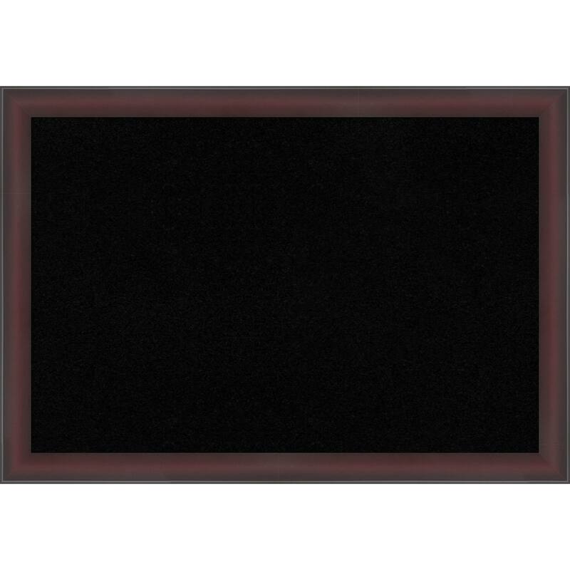 Grand Cherry Narrow Framed Cork Board - Bulletin Board, Organization Board, Pin Board