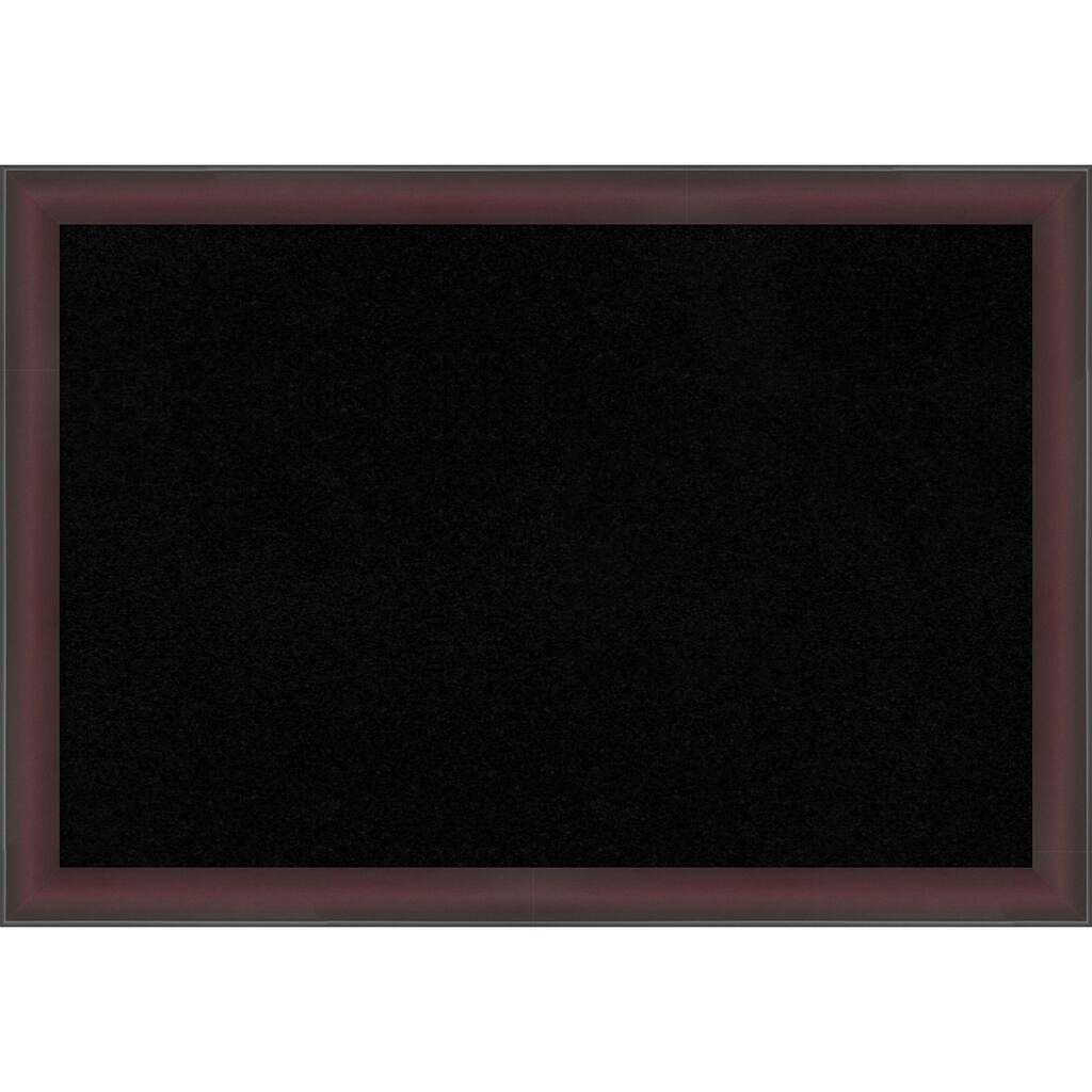 Grand Cherry Narrow Framed Cork Board - Bulletin Board, Organization Board, Pin Board