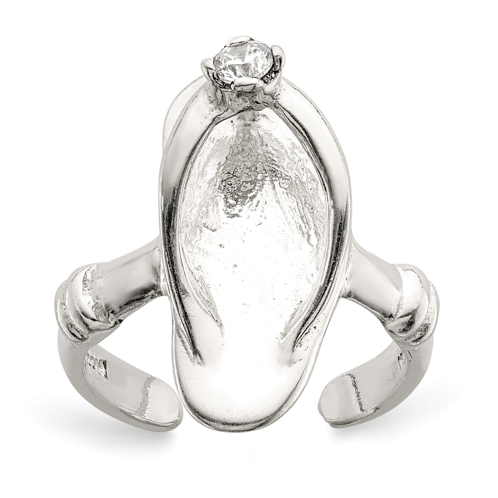 diamond toe ring sandals