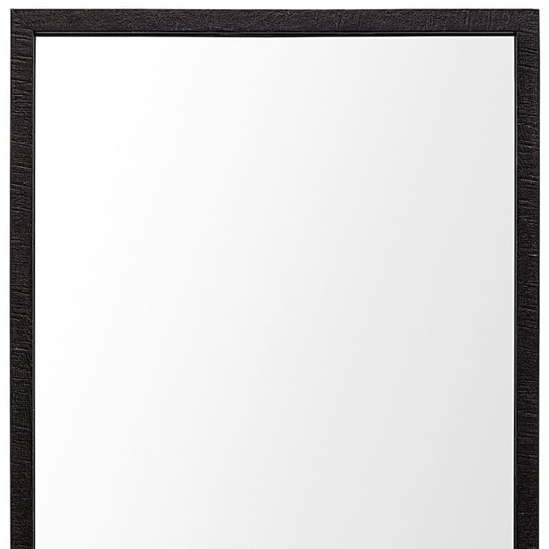 HomeRoots 42" Black Framed Bathroom Vanity Mirror - 21.50 in. x 41.50 in. x 1.75 in.