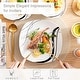preview thumbnail 31 of 45, VEWEET Fiona Porcelain Dinnerware Set