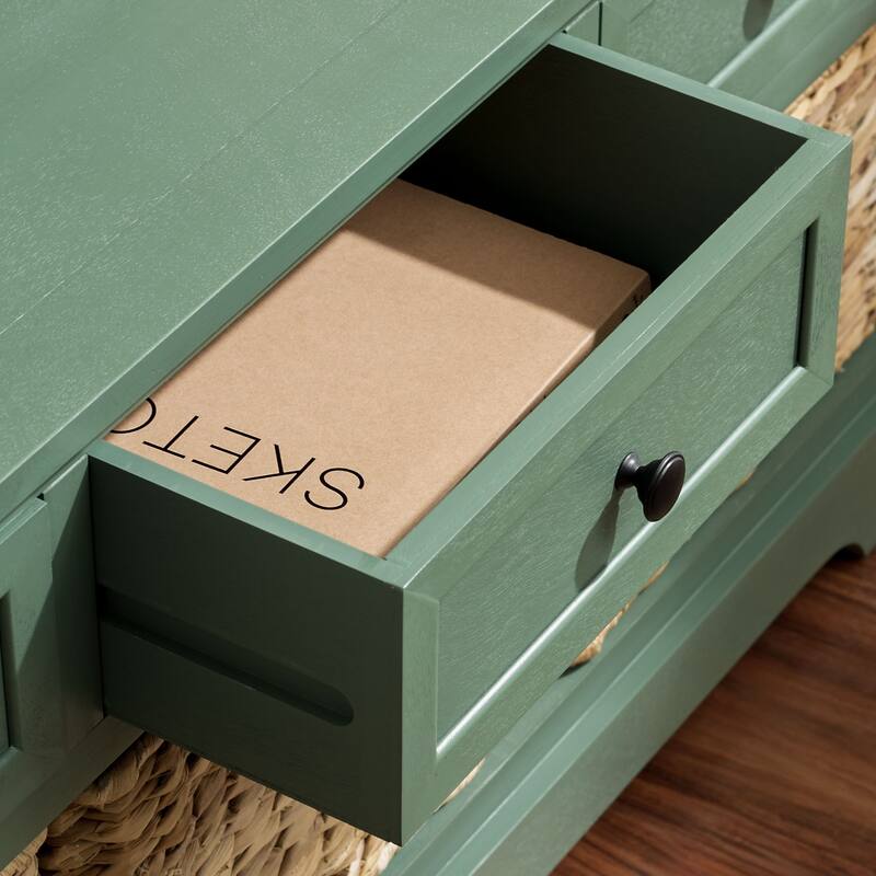 SAFAVIEH Ara Grey 3-Drawer Storage Unit - 42.1" x 15.4" x 19.7" - 42"W x 15"D x 20"H