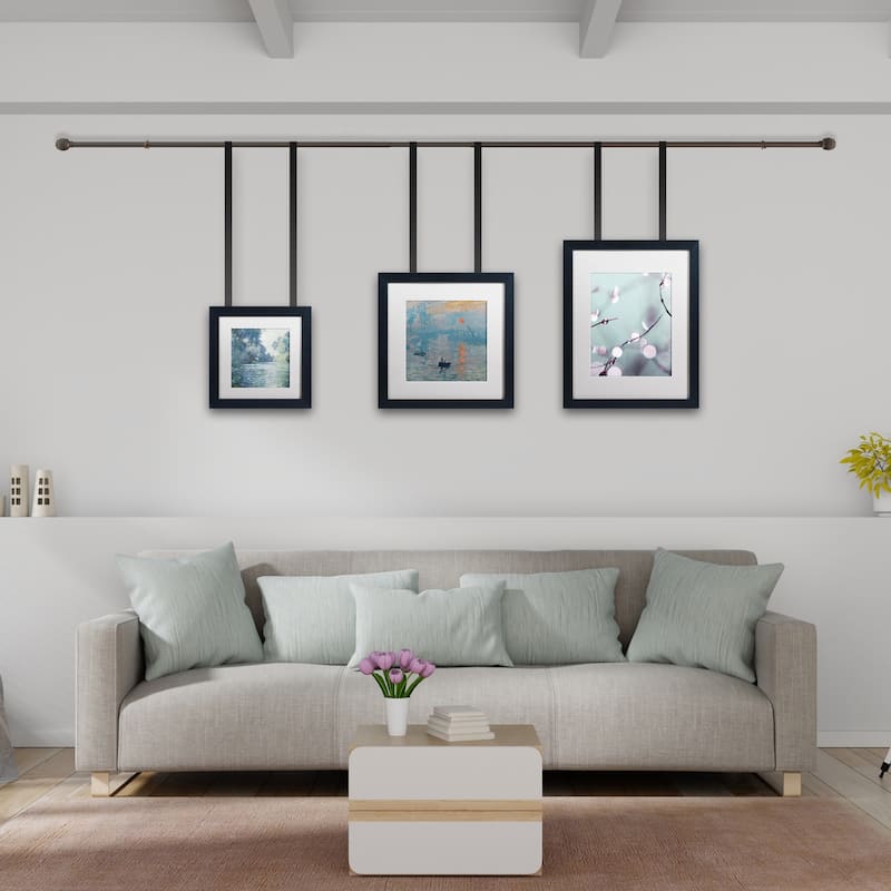 Adjustable Window Curtain Rod and Cap Shaped Finial