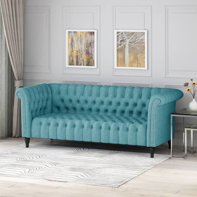 Barneyville Traditional Chesterfield Sofa by Christopher Knight Home