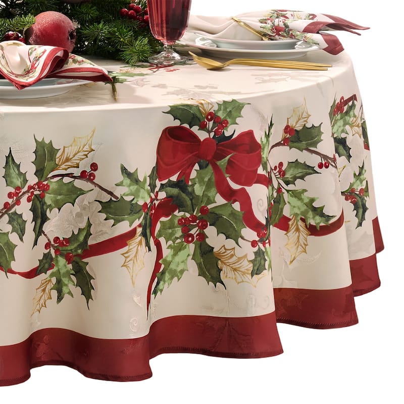 Villeroy & Boch Winter Bows & Garland Tablecloth