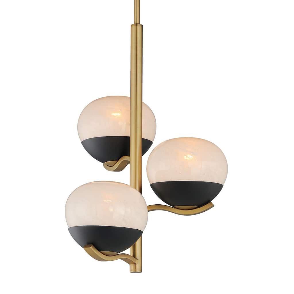 Maxim 24643MR Lucerne 3 Light 15" Wide Pendant