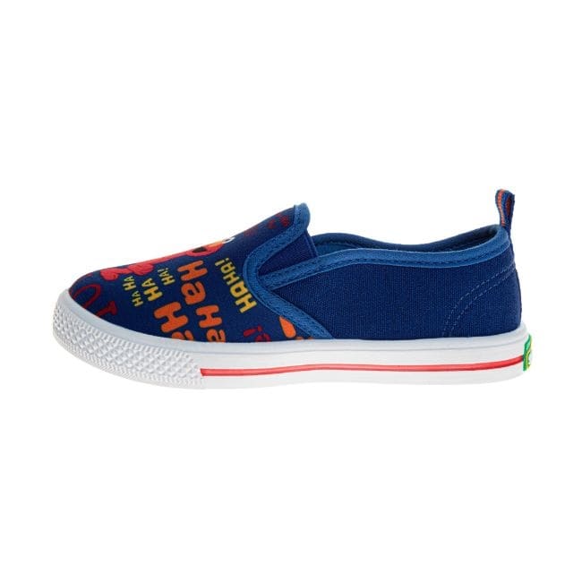 Sesame Street Kids Elmo and Cookie Monster Slip On Canvas Sneakers. (Toddler/Little Kids)