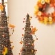 preview thumbnail 14 of 23, Glitzhome 24"H Fall Thanksgiving Maple Leaf Pumpkin Urn Table Tree Holiday Home Decoration