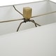 preview thumbnail 6 of 5, Uttermost Arete Modern Brass Table Lamp - 32"H,   Shade 10"H x 16"W x 10"D (in)