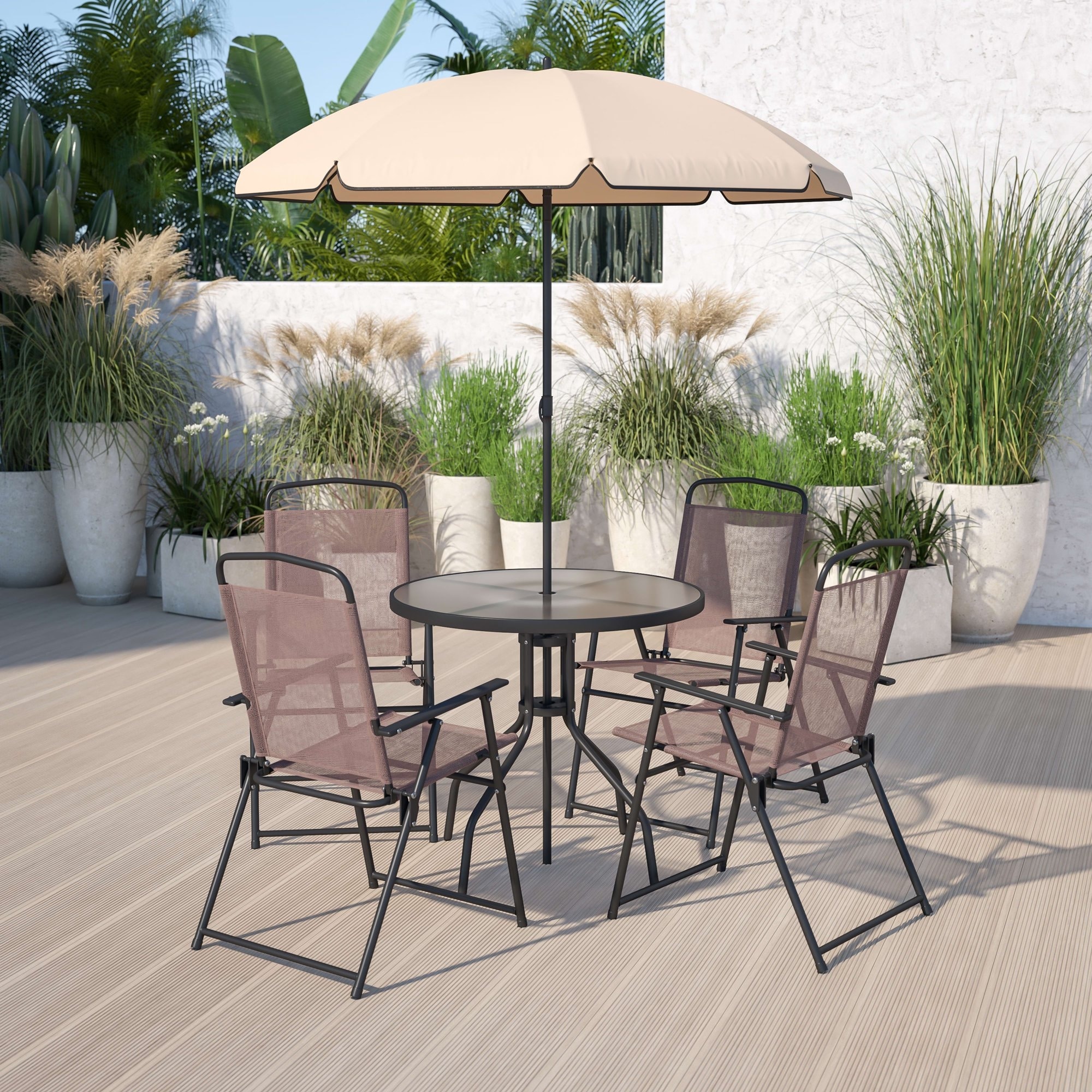 ceduna patio umbrellas Kozyard Butterfly 15' Outdoor Patio Double-Sided Aluminum Umbrella Crank  Base  Kozyard LLC
