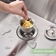preview thumbnail 4 of 6, Stainless Steel Kitchen Sink,with Accessories,Easy Drain and Low Noise