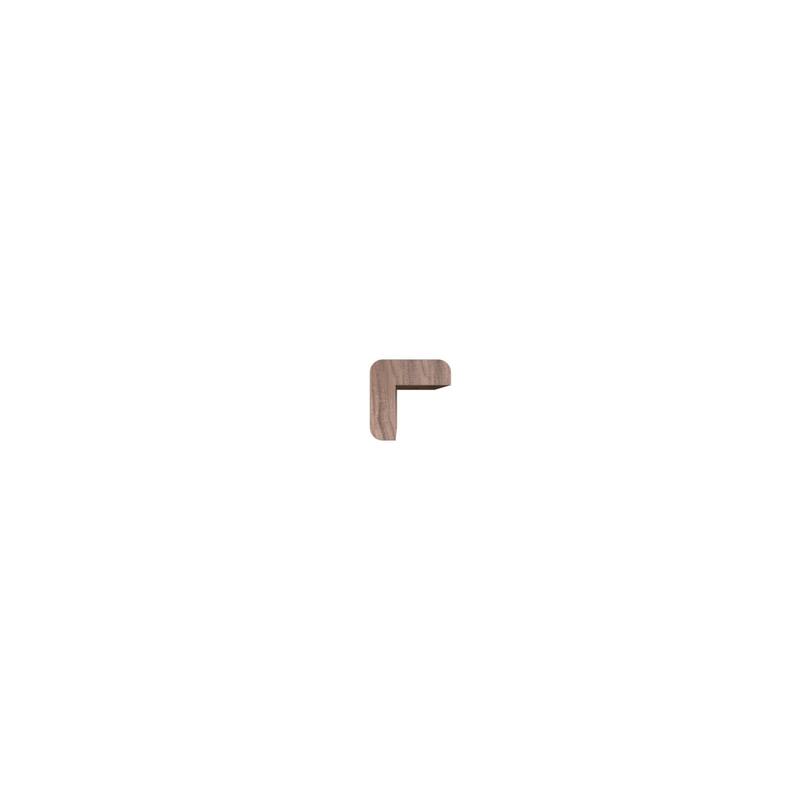 WM206: 3/4-in D x 3/4-in W x 96-in L Americraft Solid Hardwood Stain Grade Corner Guard Moulding