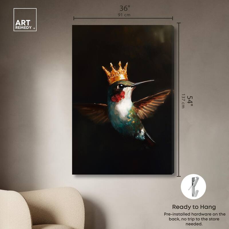 Royal Bird I Canvas by Art Remedy, Gallery Wrapped
