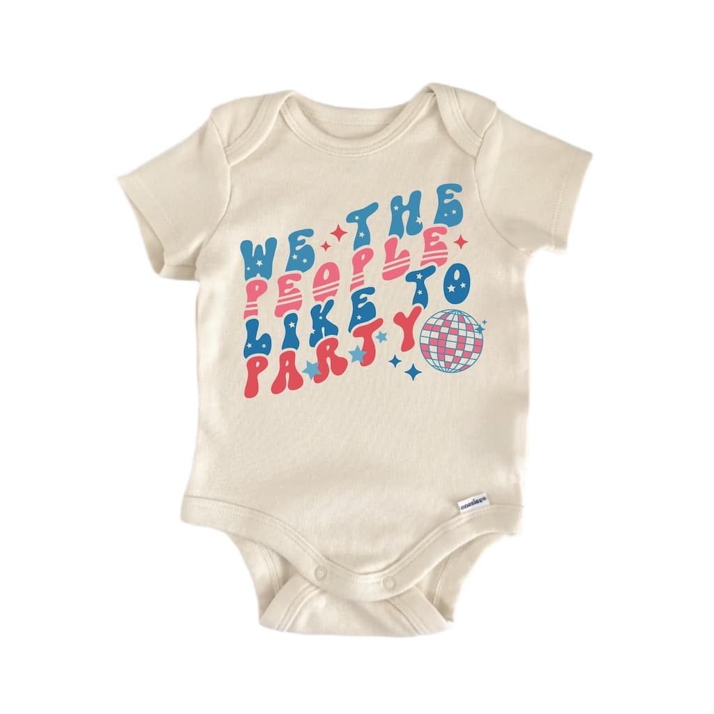 Party July 4th - Baby Boy Girl Clothes Bodysuit Funny Cute Newborn