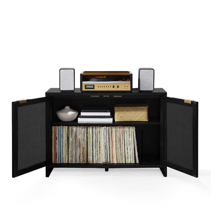 Crosley Kenji Record Storage Media Console