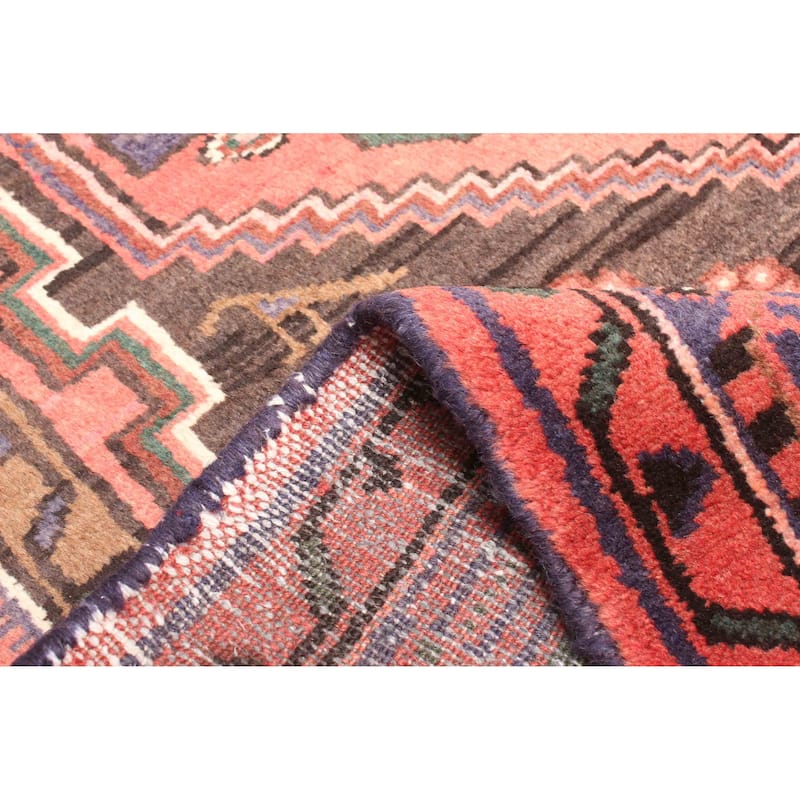 ECARPETGALLERY Hand-knotted Andelz Red Wool Rug - 4'4 x 7'5