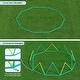 preview thumbnail 9 of 9, 10 ft Climbing Dome Swing Set with Saucer Swing, Jungle Gym for Kids Outdoor Playset Backyard