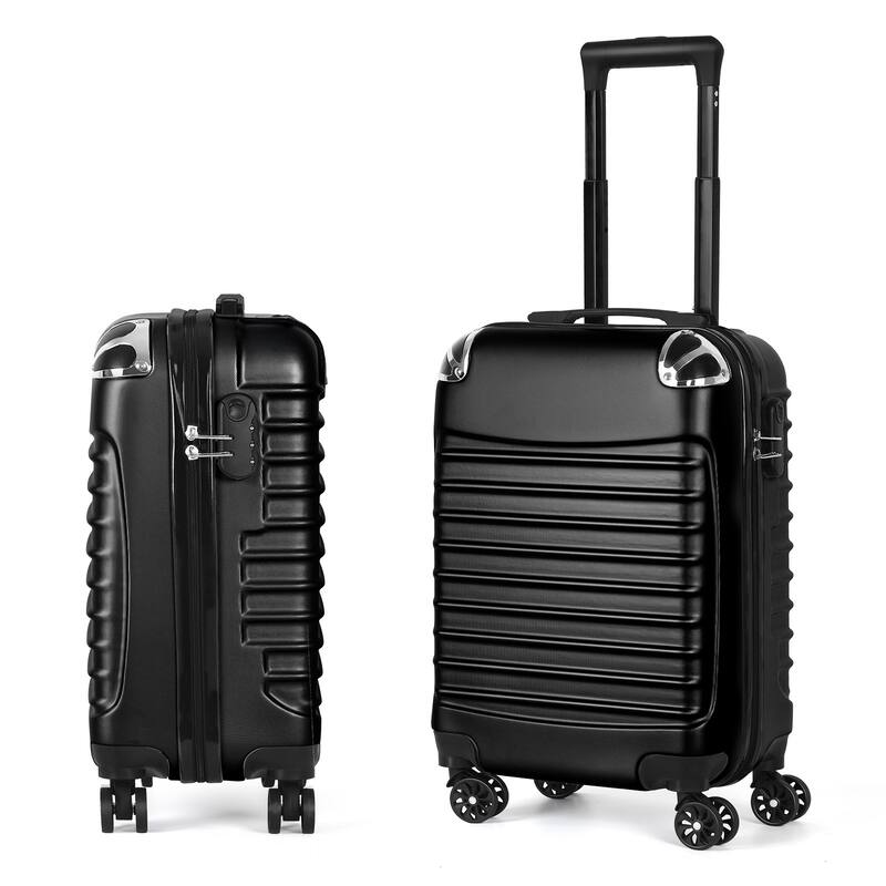 20-Inch Carry-On Luggage - Black