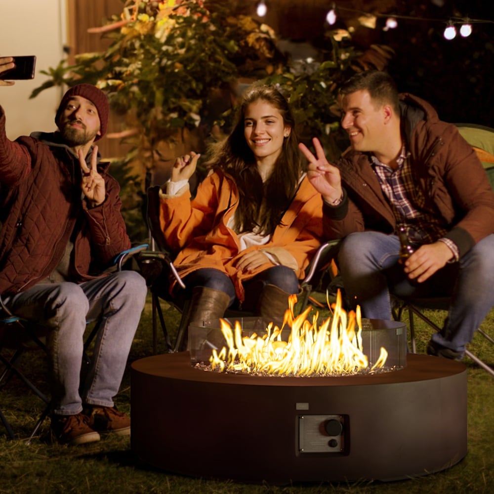 https://ak1.ostkcdn.com/images/products/is/images/direct/cca3038619e2246e1c1d159a261c4474892403a5/COSIEST-Outdoor-Round-Propane-Fire-Pit-w-Wind-Guard-and-Fire-Glass.jpg