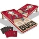preview thumbnail 1 of 5, Tampa Bay Buccaneers NFL 2x4 Professional Cornhole Board Set Include Carrying Case