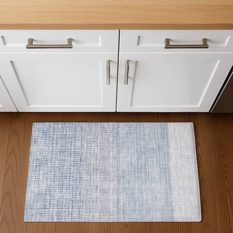 Premium Washable Super Soft Modern Ombre Mayfield Rug - 1'8" x 2'6" - Sky