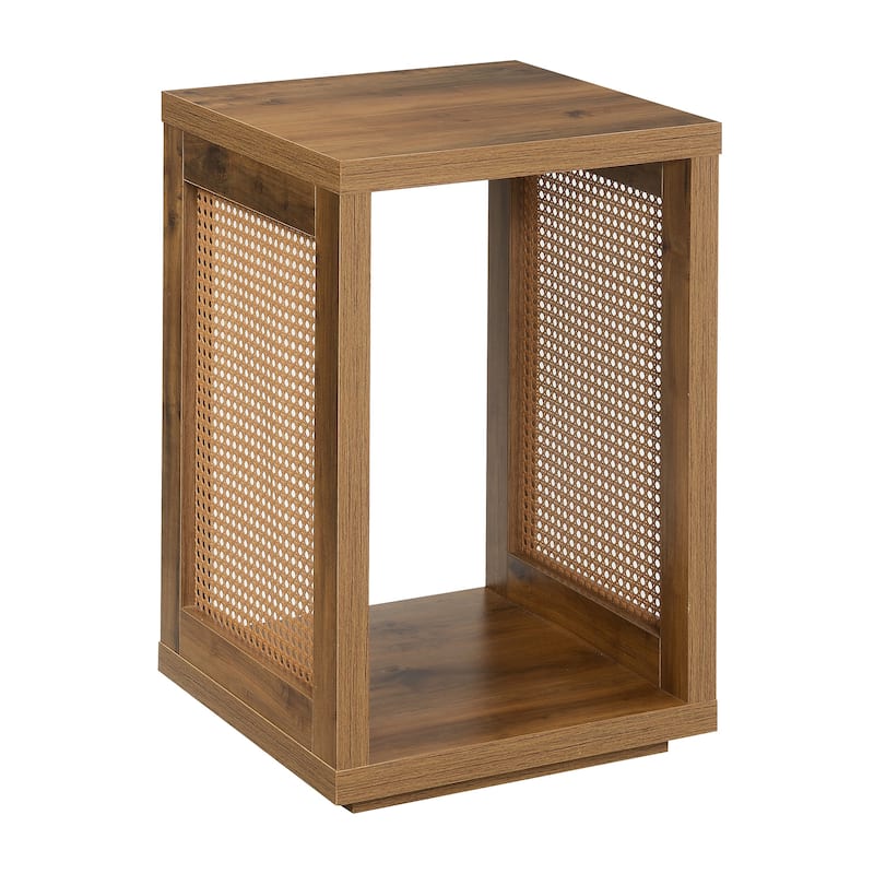 Convenience Concepts Northfield Admiral Weave End Table with Shelf