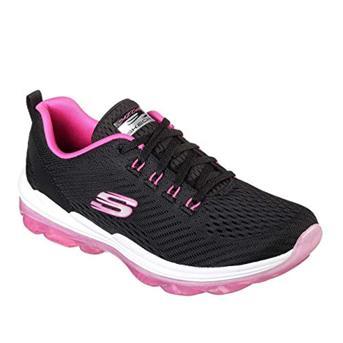 skechers air cooled memory foam womens black