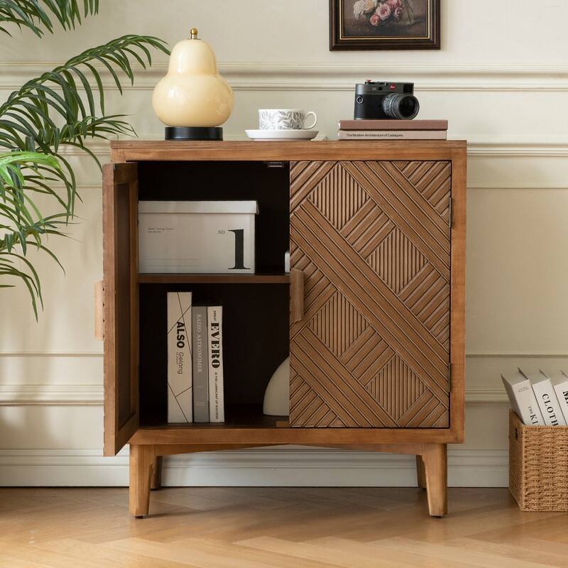 Farmhouse Handcrafted Wood Accent Chest Dresser