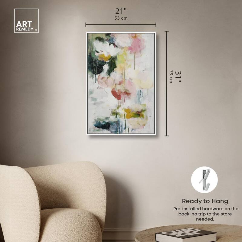 Dripping Colors III Canvas by Art Remedy