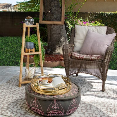 Sagebrook Home Modern Glam Glass and Metal Hurricane Candle Holder