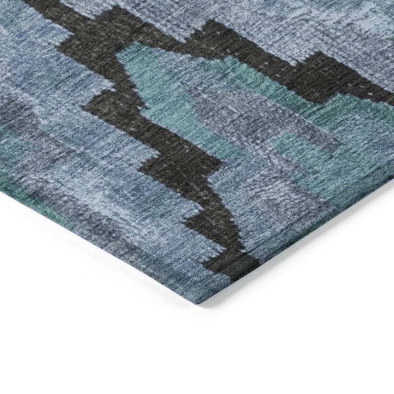 HomeRoots Aztec Transitional Rectangle Outdoor Rug
