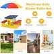preview thumbnail 13 of 20, Costway Honeyjoy Kids Picnic Table Set with Removable Umbrella Indoor - See details