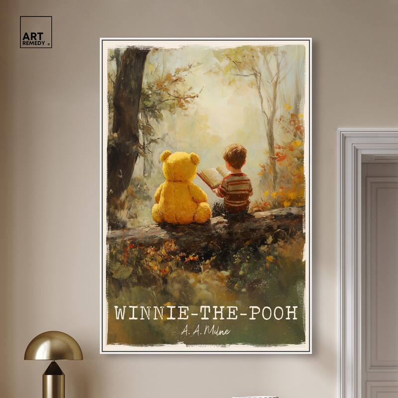 Classic Winnie the Pooh Canvas by Art Remedy