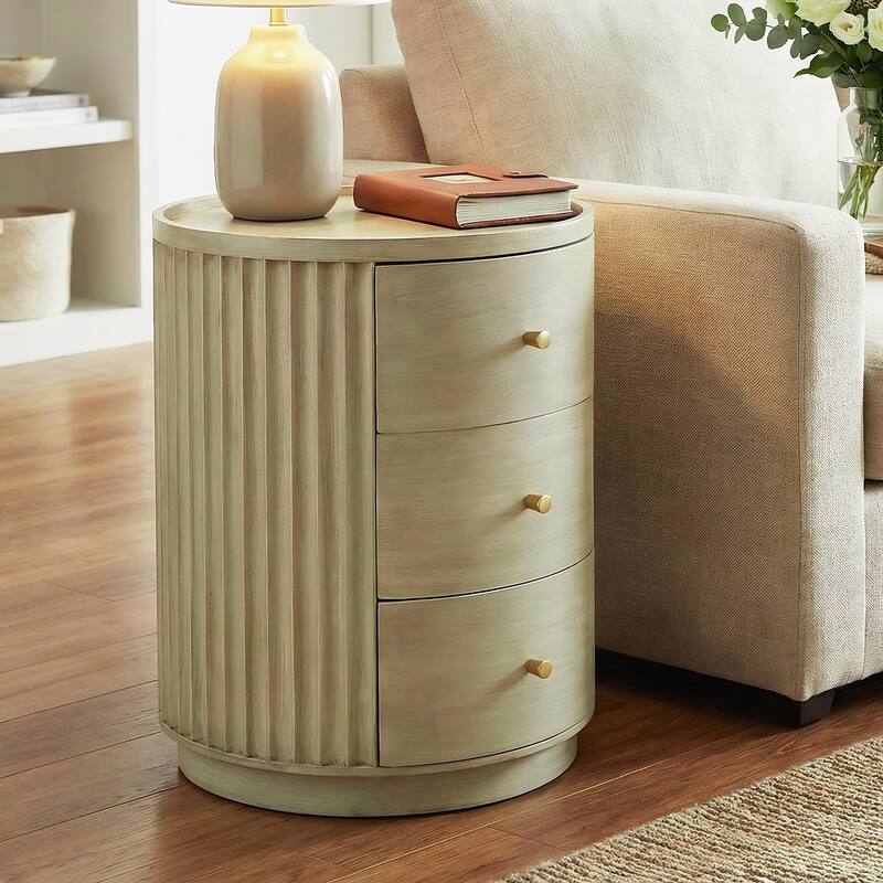 Modern Side Table with Drawer,Nightstand