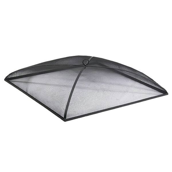 Shop Sunnydaze Square Fire Pit Spark Screen Multiple Sizes Available Overstock 11594225