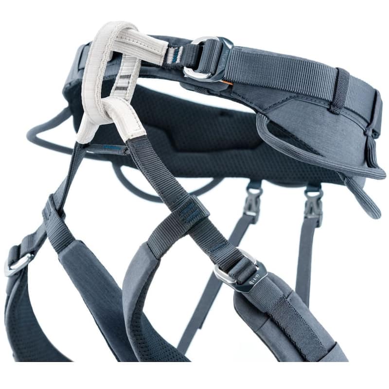 Petzl Adjama Climbing Harness, Gray, Size Options