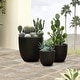 preview thumbnail 4 of 111, Tapered Round MgO Planter, Indoor and Outdoor