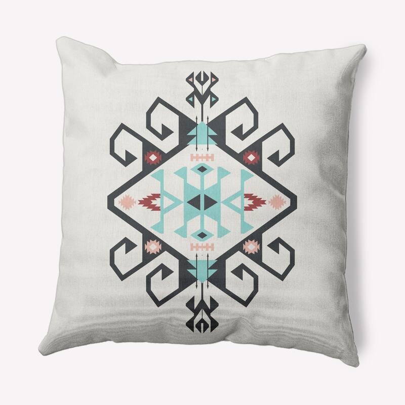 Southwest Medallion Decorative Throw Pillow - Pepper - 20" x 20"