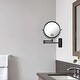 preview thumbnail 2 of 8, 8" Bathroom Mirror Wall Mounted Magnifying Reversible Double Sided 1X/10X Makeup Mirror